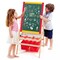 Kids Art Stand Wood Whiteboard Chalkboard w/ Paper Roll &Full Set of Accessories